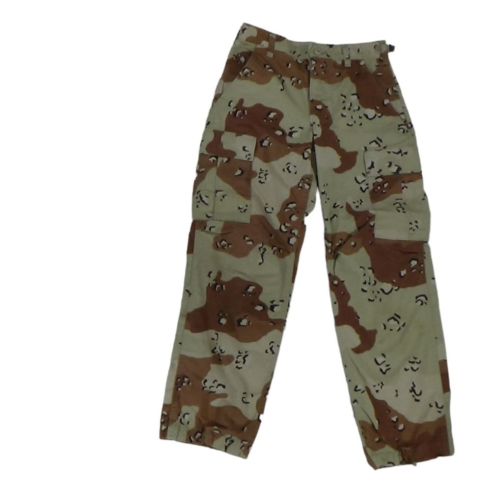 Desert Camo 6 Color Combat Trousers Pants Men's Size Small 25x27 Military issue